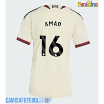 Camisa de time de futebol Manchester United Amad Diallo #16 Replicas 3º Equipamento Feminina 2026-27 Manga Curta